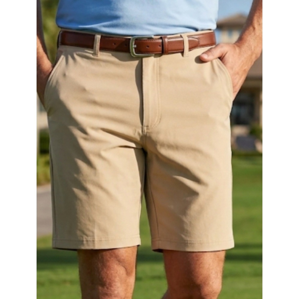 Ben Hogan Performance Men's SIZE 40 Golf Shorts with Stretch Waistband Khaki ...